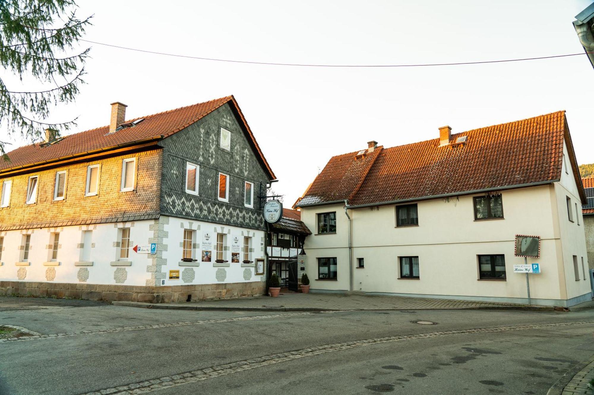 Landhotel&Restaurant Kains Hof Uhlstädt Exterior foto